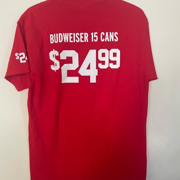 Calgary Flames NHL Budweiser Promotional T-Shirt - Picture 2 of 4